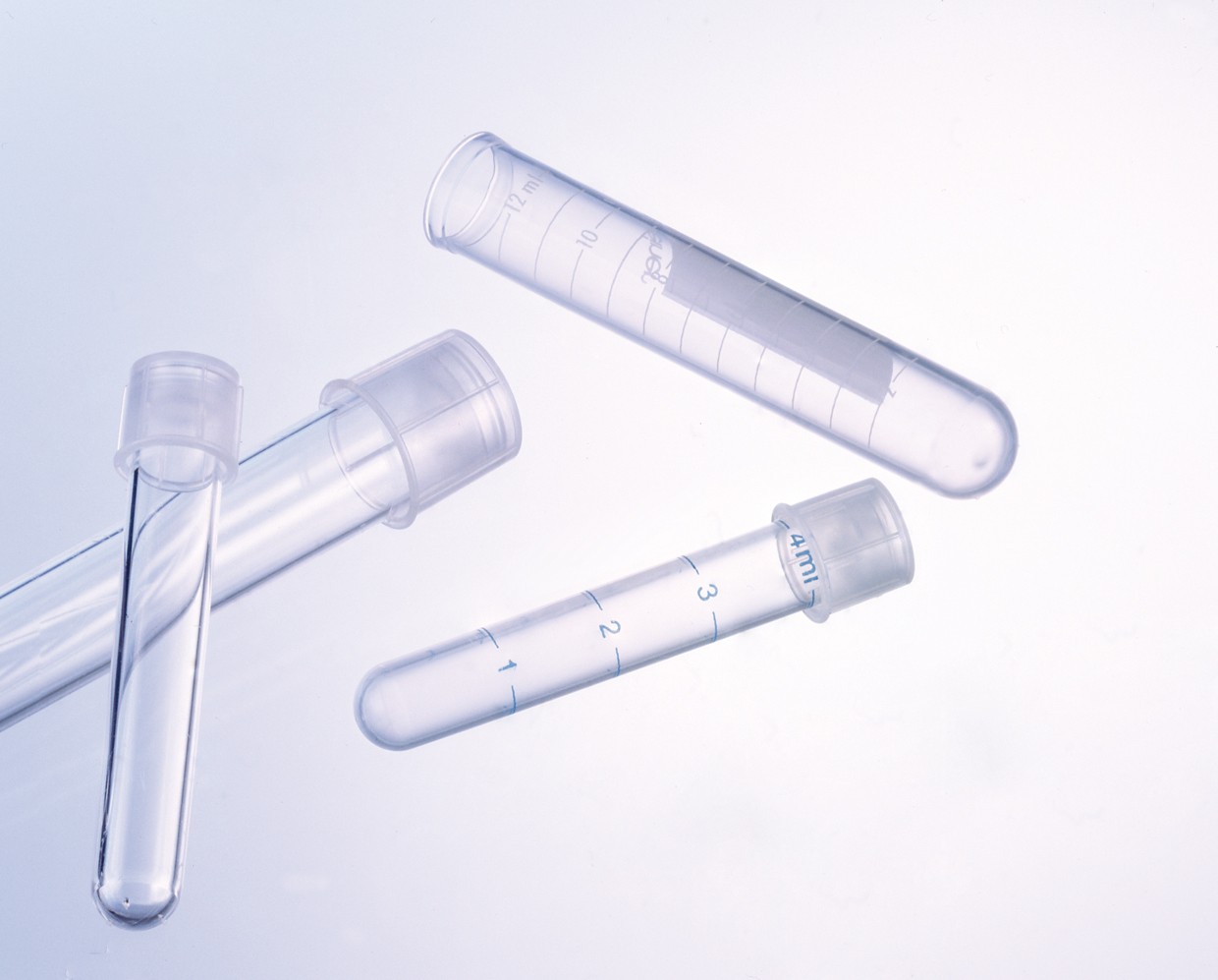 聚丙烯双向透气盖试管,12*75mm,圆底,5ml,灭菌